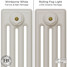 CI-RC-CREAM-027 - Richmond Cream 4 Column Victorian Cast Iron Radiator H760mm x W340mm CI-RC-CREAM-027 - Richmond Cream 4 Column Victorian Cast Iron Radiator H760mm x W340mm